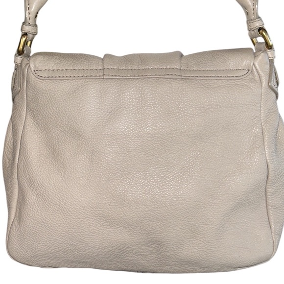 Marc Jacobs Classic Q Lil Utika Ivory Cream Pebbled Leather Satchel Shoulder Bag - Picture 6 of 16